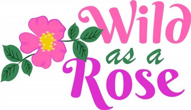 Picture of Wild Rose SVG File