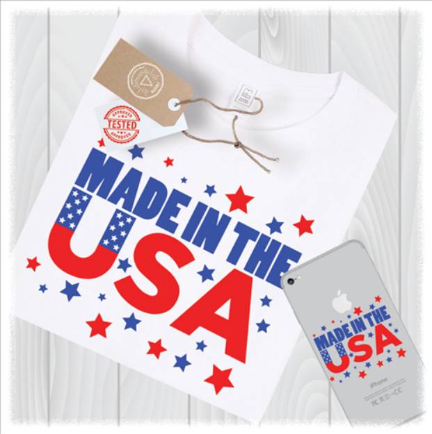 Picture of Made In The USA SVG File