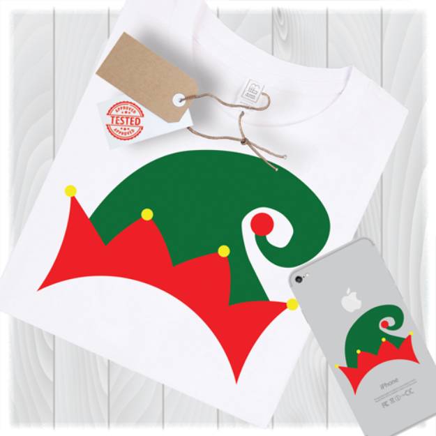 Picture of Christmas Elf Hat SVG File