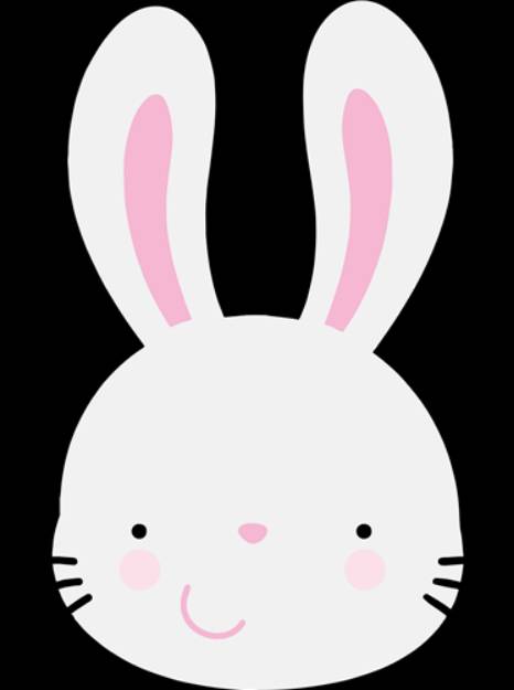 Picture of Adorable Bunny Face SVG File