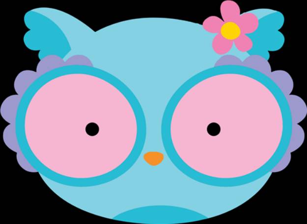 Picture of Adorable Owl Face SVG File
