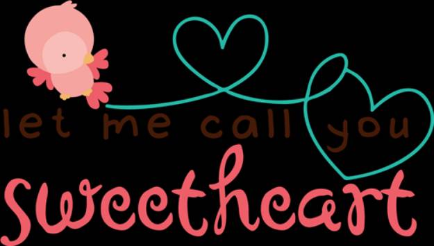 Picture of Let Me Call You Sweetheart SVG File
