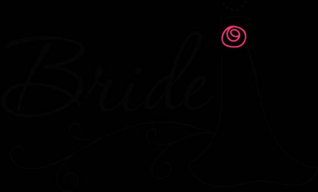 Picture of Bridal Wedding Gown SVG File