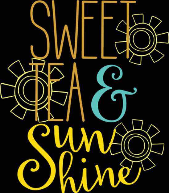 Picture of Sweet Tea And Sunshine  SVG File
