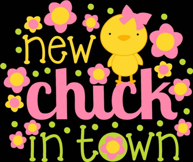 Picture of New Chick In Town  SVG File
