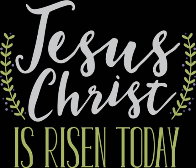 Picture of Christ Is Risen Today   SVG File