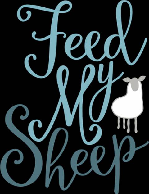Picture of Feed My Sheep  SVG File
