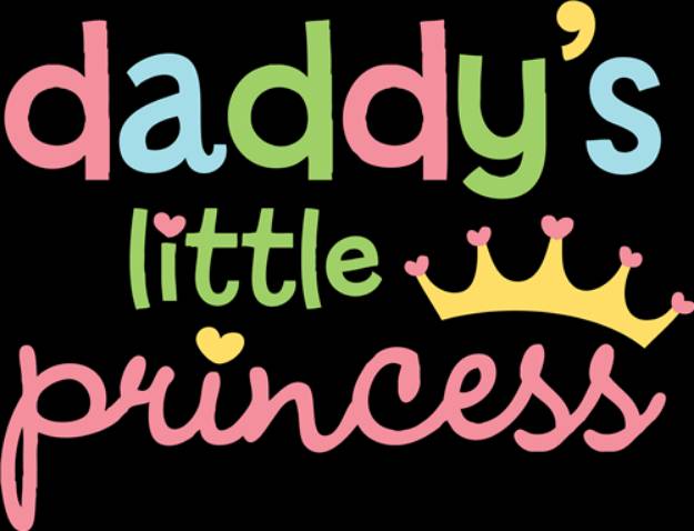 Picture of Daddys Little Princess   SVG File
