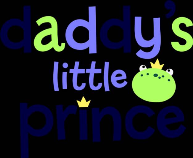 Picture of Daddys Little Prince  SVG File