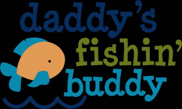 Picture of Daddys Fishing Buddy  SVG File