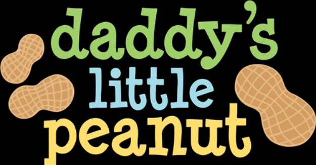 Picture of Daddys Little Peanut   SVG File