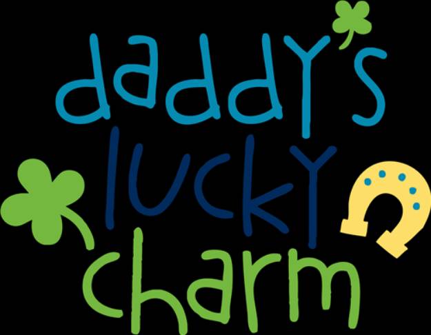 Picture of Daddys Lucky Charm   SVG File