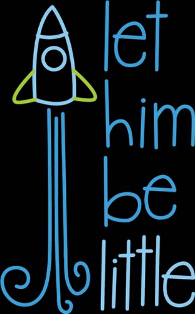 Picture of Let Him Be Little   SVG File
