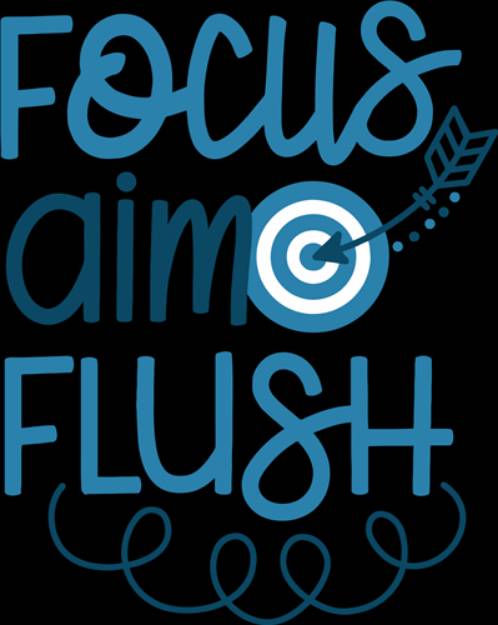 Picture of Focus Aim Flush   SVG File