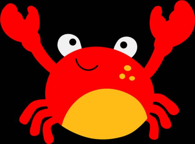 Picture of Cute Crab   SVG File