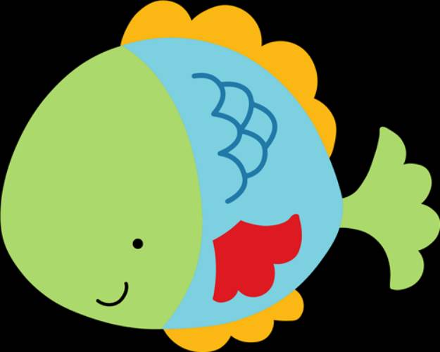 Picture of Cute Fish   SVG File