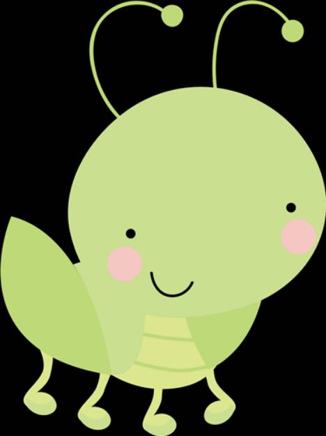 Picture of Cute Grasshopper  SVG File
