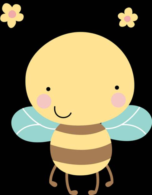 Picture of Cute Bumble Bee   SVG File