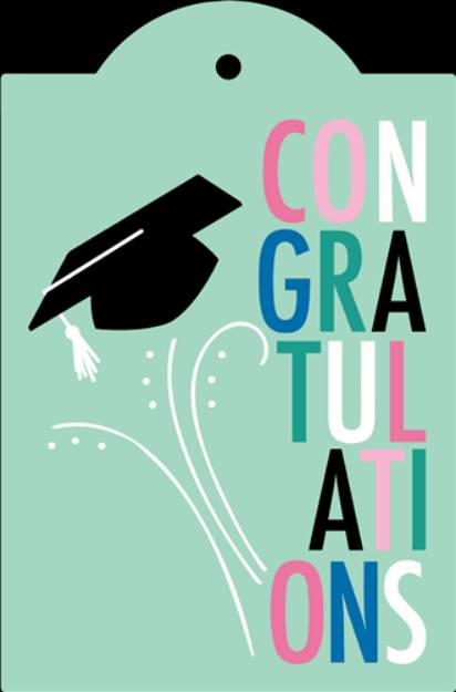 Picture of Graduation Congratulations Gift Tag   SVG File