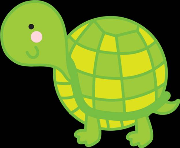 Picture of Round Turtle   SVG File