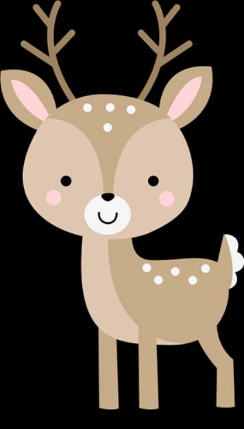 Picture of Boxy Deer  SVG File