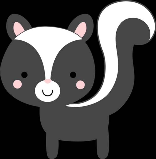 Picture of Boxy Skunk  SVG File