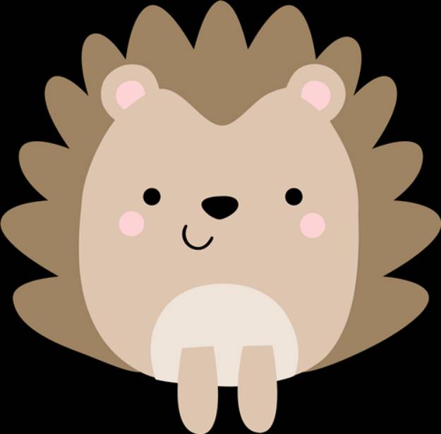 Picture of Boxy Hedgehog SVG File