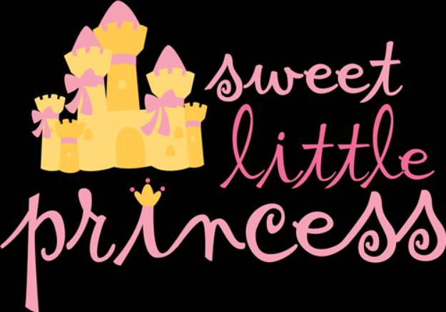 Picture of Sweet Little Princess   SVG File