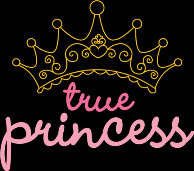 Picture of True Princess   SVG File