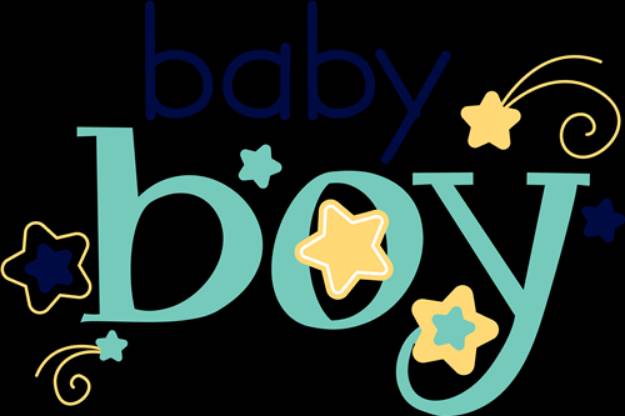 Picture of Baby Boy   SVG File