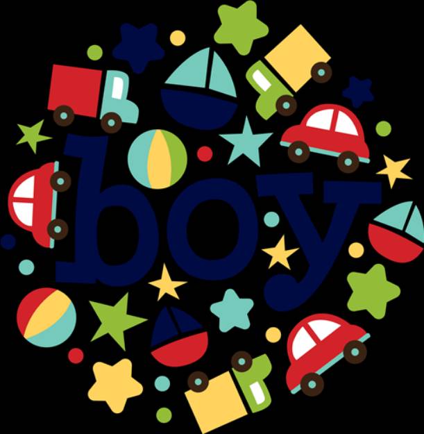 Picture of Boy Toys SVG File