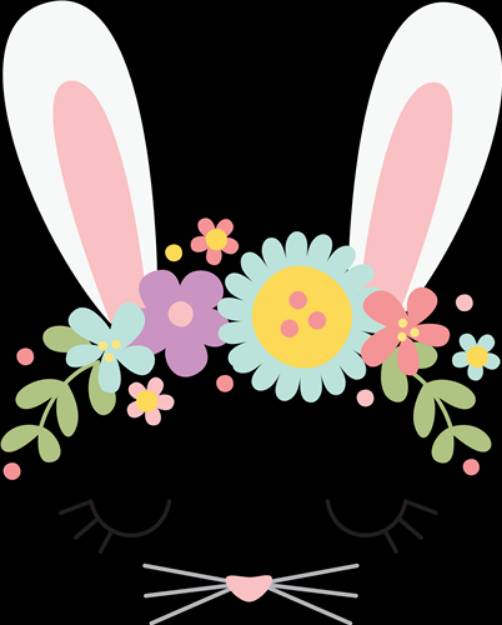 Picture of Bunny Face   SVG File
