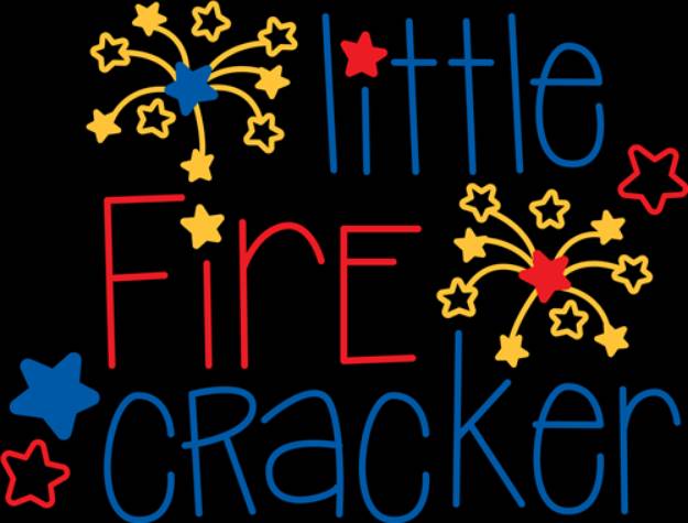 Picture of Little Firecracker  SVG File