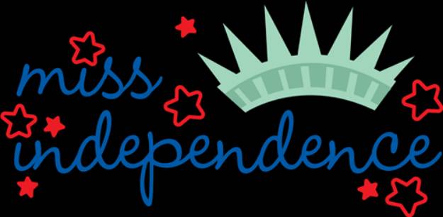 Picture of Miss Independence  SVG File