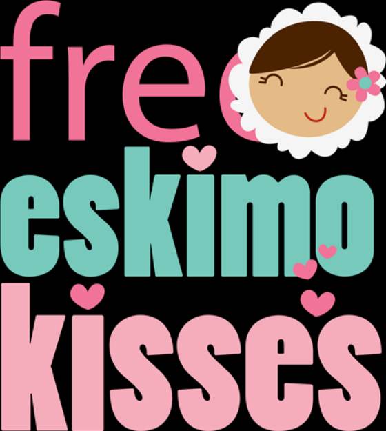 Picture of Free Eskimo Kisses SVG File