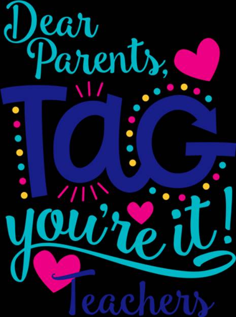 Picture of Tag Youre It Teachers SVG File
