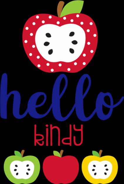 Picture of Hello Kindy SVG File