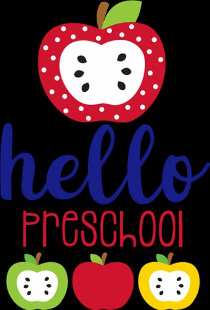 Picture of Hello Preschool SVG File
