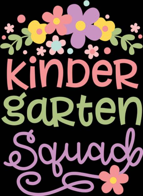 Picture of Kindergarten Squad SVG File