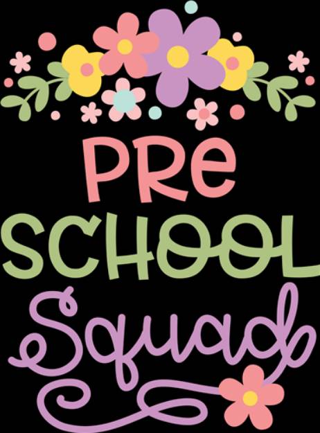 Picture of Preschool Squad SVG File