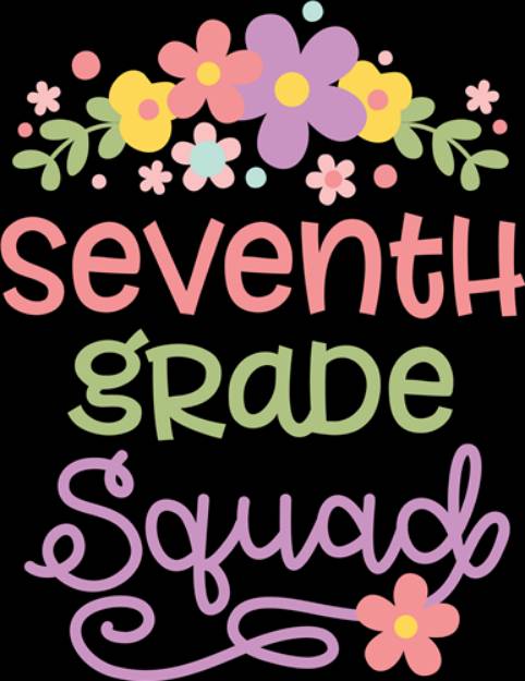 Picture of Seventh Grade Squad SVG File