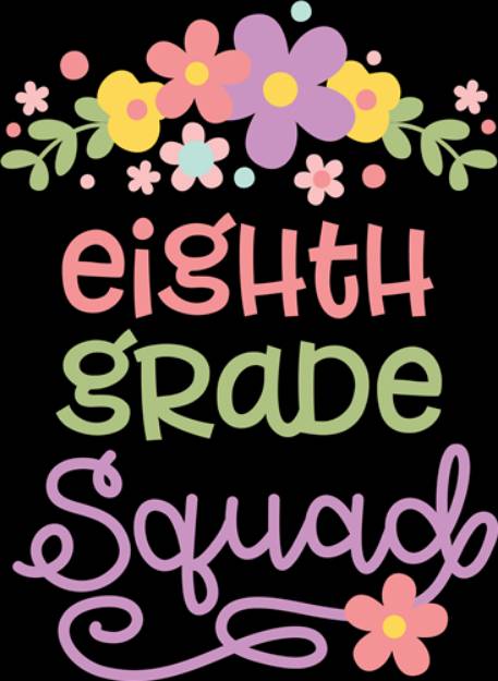 Picture of Eighth Grade Squad SVG File