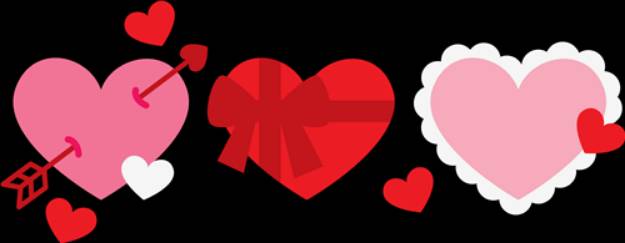 Picture of Valentines Day Heart Border SVG File