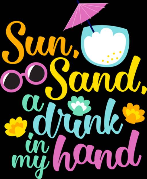 Picture of Sun & Sand SVG File