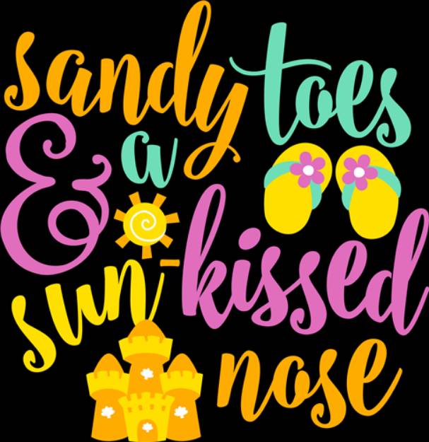 Picture of Sandy Toes SVG File