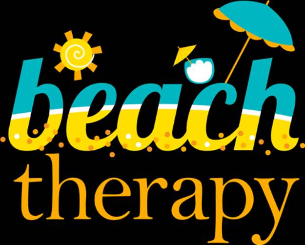 Picture of Beach Therapy SVG File