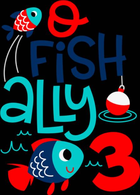 Picture of O "fish" ally 3 SVG File