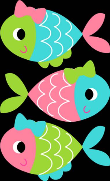 Picture of Stack of Girl Fish SVG File