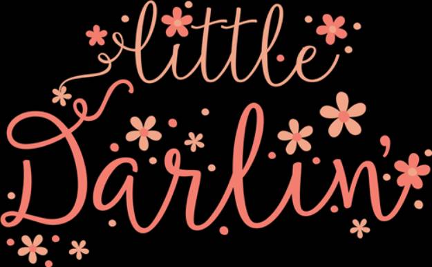 Picture of Little Darlin SVG File
