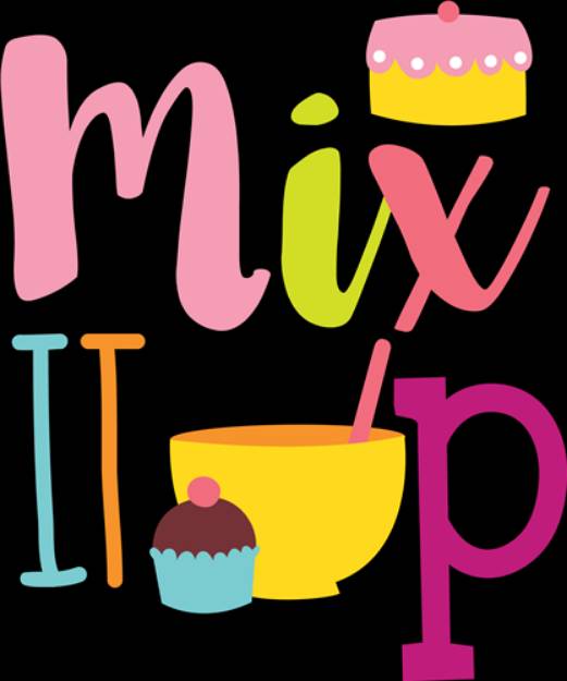 Picture of Mix It Up SVG File